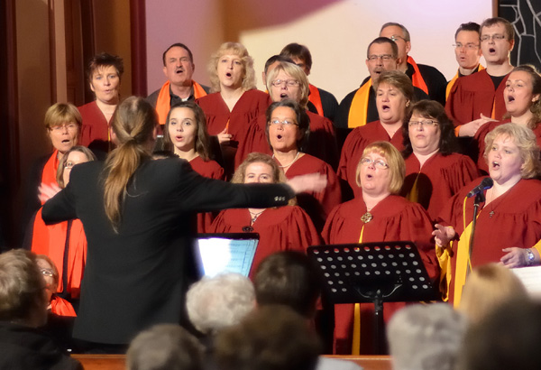 Gospel Konzert Bremen in St. Jakobi Chorleiter Friedemann Jaenicke