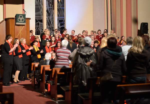 Gospel Konzert Bremen in St. Jakobi Chorleiter Friedemann Jaenicke