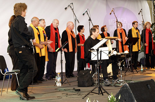St. Jakobi Gospelchor Bremen bei Kirchentag 2009