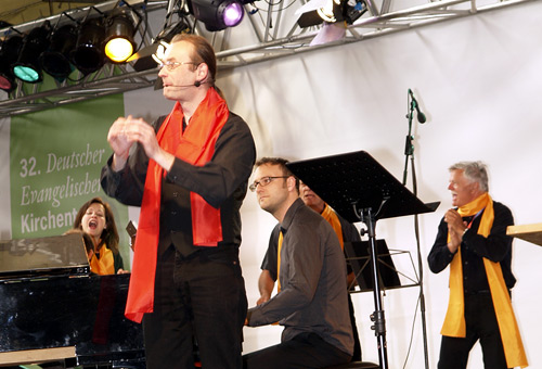 St. Jakobi Gospelchor Bremen bei Kirchentag 2009